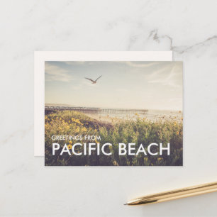 Pacific Beach San Diego Postcard Postkarte