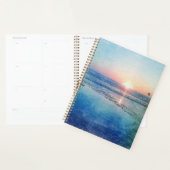 Pacific Beach Sunset Watercolor Planer (Anzeige)