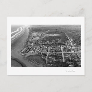 Pacific Beach, WA - Luftbild Postkarte