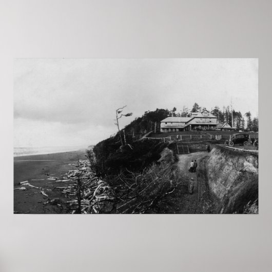 Pacific Beach, WA - Pacific Beach Hotel und Old Poster (Vorne)