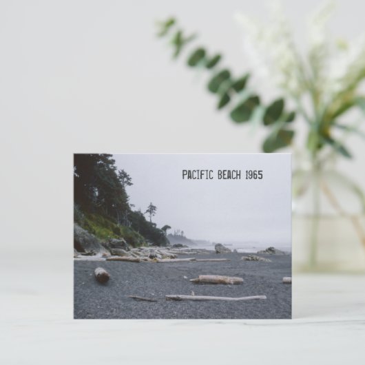 Pacific Beach Washington Staat Postkarte (Stehend Vorderseite)