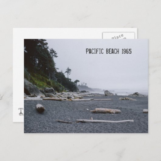Pacific Beach Washington Staat Postkarte (Vorne/Hinten)