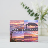 Pacific Beach Windansea Ocean Sunset San Diego Postkarte (Stehend Vorderseite)