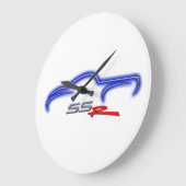 Pacific Blue Wall Clock Große Wanduhr (Winkel)