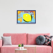 Pacific Brand Packed by Johnston Fruit Co 1917 Leinwanddruck (Insitu (Wohnzimmer))