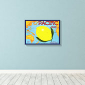 Pacific Brand Packed by Johnston Fruit Co 1917 Leinwanddruck (Insitu (Holzboden))