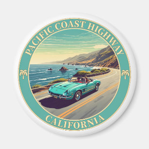 Pacific Coast Highway Kalifornien Magnet