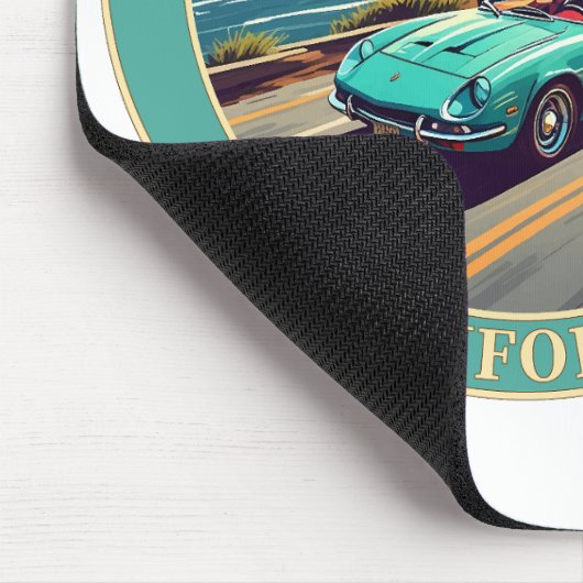 Pacific Coast Highway Kalifornien Mousepad (Ecke)