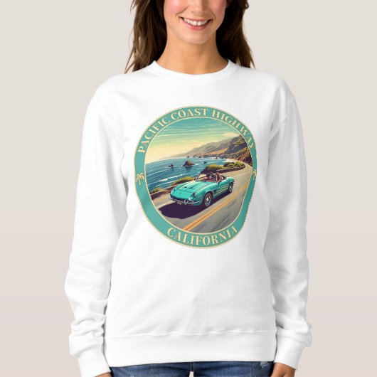 Pacific Coast Highway Kalifornien Sweatshirt (Vorderseite)
