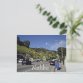Pacific Coast Highway Malibu Kalifornien Postkarte (Stehend Vorderseite)
