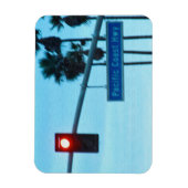 Pacific Coast Highway Sign California Beach Sky Magnet (Vertikal)