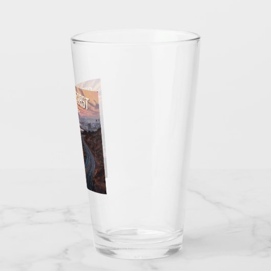 Pacific Coast Highway Sunset Glas (Links)