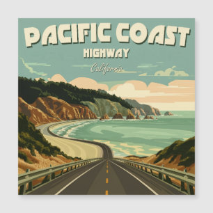 Pacific Coast Highway Vista Magnetkarte