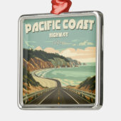 Pacific Coast Highway Vista Ornament Aus Metall (Links)