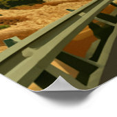 Pacific Coast Highway Vista Poster (Ecke)