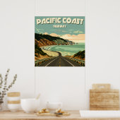 Pacific Coast Highway Vista Poster (Küche)