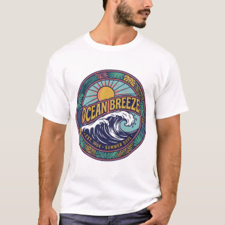 Pacific Coast Kalifornien Retro Surf T-Shirt
