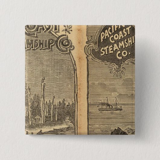 Pacific Coast Steamship Company 2 Button (Vorderseite)