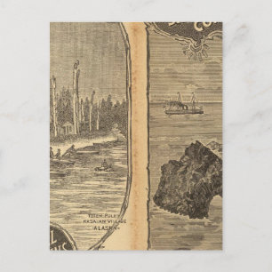 Pacific Coast Steamship Company 2 Postkarte