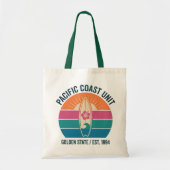 Pacific Coast Surf Canvas Tote Bag Tragetasche (Vorne)