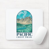 Pacific Crest Trail Art Mousepad (Mit Mouse)