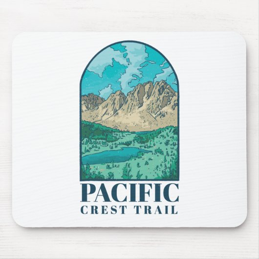 Pacific Crest Trail Art Mousepad (Vorne)