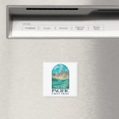Pacific Crest Trail Kunst Magnet (In Situ (Geschirrspüler))