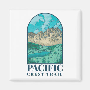 Pacific Crest Trail Kunst Magnet