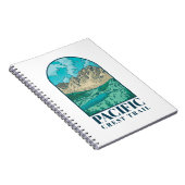 Pacific Crest Trail Kunst Notizblock (Rechte Seite)
