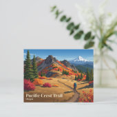 Pacific Crest Trail Oregon Postkarte (Stehend Vorderseite)