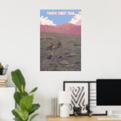 Pacific Crest Trail Reiseplakat Poster (Heimbüro)