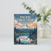 Pacific Crest Trail USA Postkarte (Stehend Vorderseite)