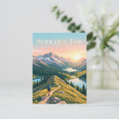 Pacific Crest Trail USA Postkarte (Stehend Vorderseite)