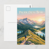 Pacific Crest Trail USA Postkarte (Vorne/Hinten)