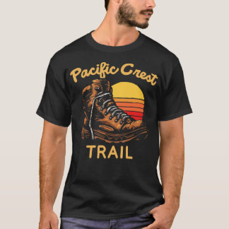 Pacific Crest Trail Vintage-Wanderstiefel-Wandersc T-Shirt