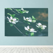 Pacific Dogwoods Leinwanddruck (Insitu (Holzboden))