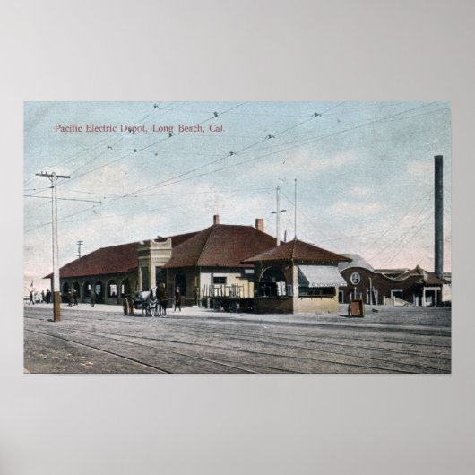 Pacific Electric Railway Depot Poster (Vorne)
