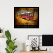 Pacific Electric Railway Streetcar Poster (Heimbüro)