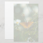 Pacific Fritillary Butterfly Briefpapier (Vorne/Hinten)