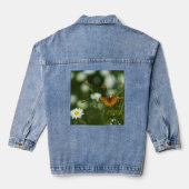 Pacific Fritillary Butterfly Jeansjacke (Rückseite)