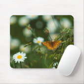Pacific Fritillary Butterfly Mousepad (Mit Mouse)