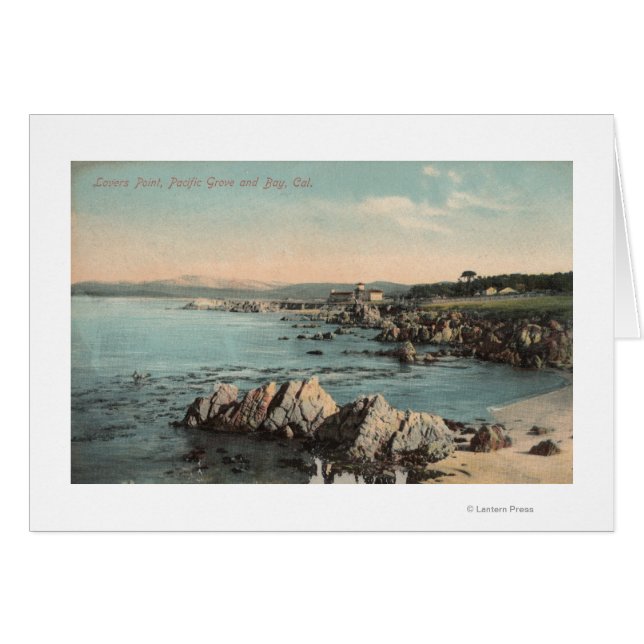 Pacific Grove, CA - Lovers Point, Pazifik (Vorderseite (Horizontal))