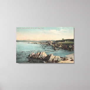 Pacific Grove, CA - Lovers Point, Pazifik Leinwanddruck