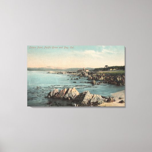 Pacific Grove, CA - Lovers Point, Pazifik Leinwanddruck (Vorderseite)