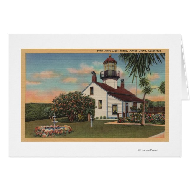 Pacific Grove, CA - Point Pinos Light House View (Vorderseite (Horizontal))