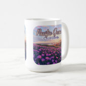 Pacific Grove California Monterey Magie Lila Kaffeetasse (VorderseiteRechts)