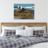 Pacific Gull Bird Beach Ocean Landscape Australien Leinwanddruck (Insitu (Schlafzimmer))