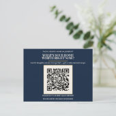 Pacific Heights Luxury Home Value QR Code Realtor Postkarte (Stehend Vorderseite)