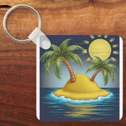 Pacific Island  Schlüsselanhänger (Vorderseite)