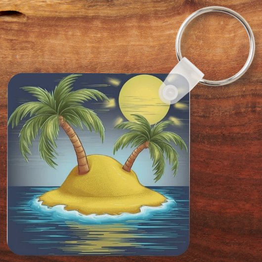 Pacific Island  Schlüsselanhänger (Rückseite)